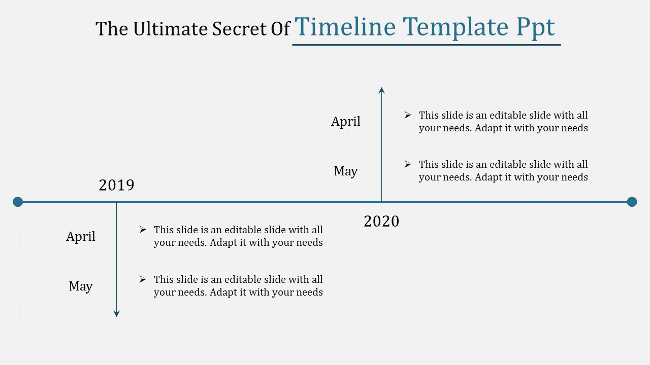 Stunning Timeline Template PPT Presentation Slides